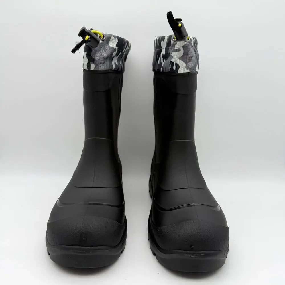 Kamik Kids Snobuster 2 Winter Boots US 6 EU 38 Grey Camo Waterproof NIB